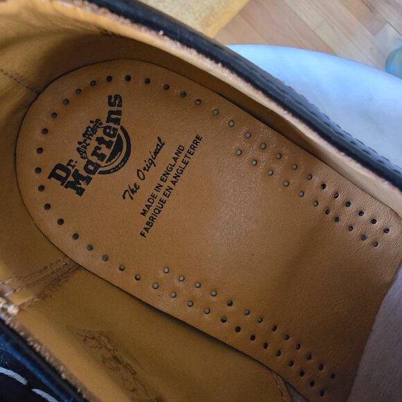 Dr Martens 3989 Bex Vintage Smooth Leather Brogue Shoes Womens 7.5 Made England - Picture 3 of 10